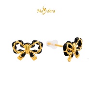 MASDORA 999 Gold Earring Earrings Emas - Black Sugary Pretzel (EMAS 999/24K)