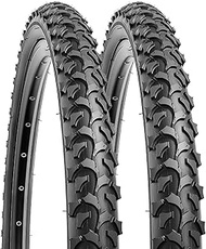YUNSCM 2-PCS 26" Mountain Bike Tires 26x1.95/53-559 Compatible with Off Road Bike 26 x 1.95 26x2.0 B