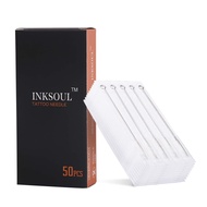 50pcs Tattoo Needles -INKSOUL Standard Round Liner Professional Disposable Sterilized Tattoo Needles