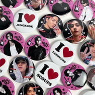 BTS & SEVENTEEN Rockstar Pin Button