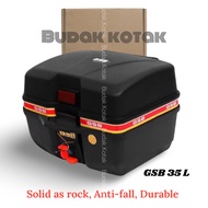 BK GSB 35L MotorBox square Motorcycle Box Heavy Duty Motor Storage Box Extra Large Motor Box Kotak Motor Givi Box