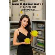 EC-1 Wire Marker Set | 26 Letters A-Z Each Letter 50 Eyes (Total 1300 Eyes)