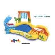 READYSTOCK Playground Inflatable Kids Swimming Pool Water Slide Kolam Mandi Gelongsor Kanak Kanak Water Sprinkle MURAH