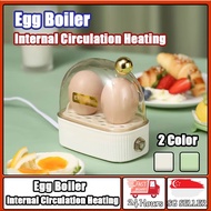 SG SELLER Electric Egg Boiler 220v Multifunctional Portable Cooking Egg Cooker Automatic Power Off Half Boiled Egg Maker