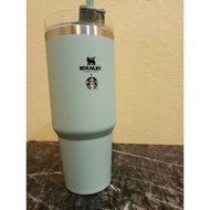 Starbucks ASH BLUE STANLEY Collection CC 30oz Comes With A Glass Bag Thai Label!!! Now