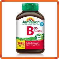 Jamieson - 天然維他命B雜丸 120粒 抗疲勞增強體能 減肥促進新陳代謝 B50 (參考效期: 10/2025*)