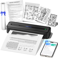 Phomemo 1pc M832 Portable Printers Wireless For Travel, Built In 1 Roll Paper,Inkless Bluetooth Ther