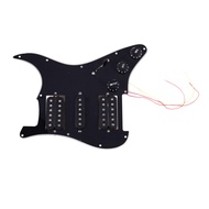 Loaded Prewired Electric Guitar Pickguard 11 Hole Hsh Pickups Pre Wired Single-Coil Humbucker Magnet