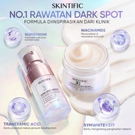 SKINTIFIC Anti Dark Spot Skincare Set 2pcs 377 Serum + moisturizer Niacinamide Brighten for Acne Sca