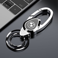 [Ready Stock] BMW Logo Metal Car Keychain Motorcycle Key Holder High-end Hanging Key chain Laser Pri