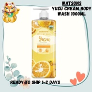WATSONS Yuzu Cream Body Wash 1000ml