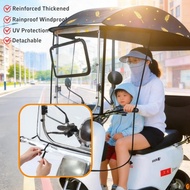 New Motor Rainproof Canopy Motorcycle Awning Electric Car Canopy Rainproof Windproof Sunshade Awning