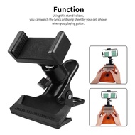 360 Degree Rotating Guitar Mobile Phone Holder Live Mobile Guitar Thumb Teaching Kalimba Holder U6g7