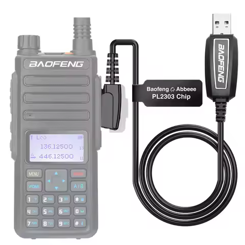 Baofeng DR-1801 Digital Walkie Talkie USB Programming Cable Drive Free For Baofeng UV-5R UV-82 UV-13