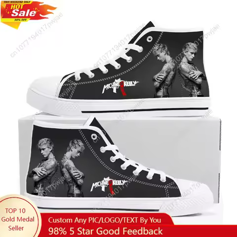 M-Machine Gun K-Kelly MGK High Top High Quality Sneakers Mens Womens Teenager Canvas Sneaker Ghana H