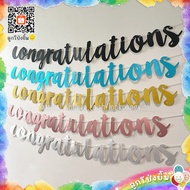 Congratulations Signs Congratulatory Paper On The Occasion Of A Degree Or Graduation
