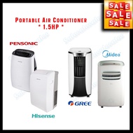 ┋✜(1.5HP) Pensonic / Midea / Hisense 1.5HP Portable Air Conditioner Mobile Aircond