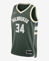 Milwaukee Bucks Icon Edition 2022/23 男款 Nike Dri-FIT NBA Swingman 球衣