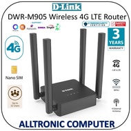 D-Link DWR-M905 Wireless N300 4G LTE Router 3Yrs Warranty / Nano Sim / Dlink DWR M905