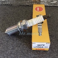 หัวเทียนเรือ NGK LFR6A-11 ใช้กับเครื่องยนต์เรือ YAMAHA เครื่อง 4จังหวะ รุ่น F200B , FL200B , F250G ,