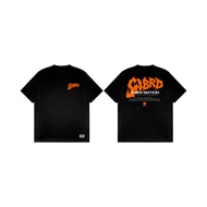 SHINING BROTHERS -SB 9 BLACK REGULAR T-SHIRT UNISEX MEN 2OS HEAVY COTTON PLASTISOL SCREEN PRINTING