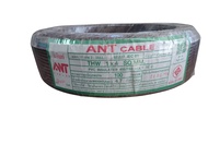 (100 เมตร) เลือกสี ANT สายไฟ ทองแดงแท้ THW 4 Sqmm 39A 450/750V สายไฟแรงดันต่ำ สายไฟ หุ้มฉนวน แกนเดี่
