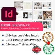 [Video Course] Adobe InDesign CC Beginner To Advanced Training Course [146 Lessons Video Tutorial]