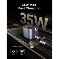 UGREEN NEXODE 2- PORT GAN 35W 1 X USB - C , 1 X USB- A CHARGER