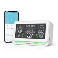 INKBIRD IAQM-129-W 10-in-1 WiFi Air Quality Meter CO2 Temperature Humidity AQI PM2.5 PM10 HCHO TVOC 