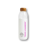 EVIAN BY VIRGIL ABLOH x SOMA Make A Rainbow Refillable Glass Water Bottle White/Pink