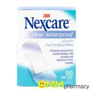 3M NEXCARE Transparent-Waterproof Plaster 50pcs