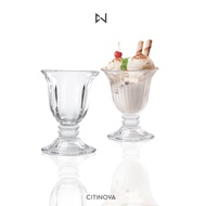 1 SET 6 PCS Citinova Gelato Glasses/ Ice Cream Glasses/ Ice Glasses Sundae Glasses/ Cream Glasses