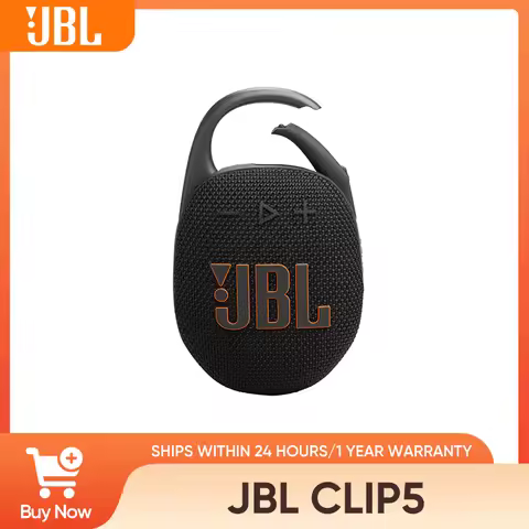 JBL Clip 5 Bluetooth Speaker IP67 Water Dust Resistant 12H Battery Carabiner Pure Bass for Running C