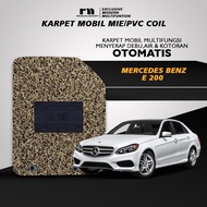 Royal Mart - Mercedes Benz E200 Car Carpet Non Luggage 2 Colors/Premium Vermicelli Noodle Carpet Anti Slip PVC Mat Car Interior Accessories