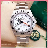 Rolex explorer II jam tangan Lelaki Automatik watches for men's 40mm diameter with free box stainles