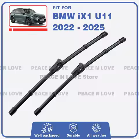 Front Wiper Blades For BMW iX1 U11 2022 2023 2024 2025 2PC Windshield Windscreen Window Washer Rain