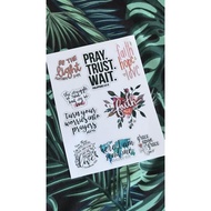 Journal Sticker - Bible quotes