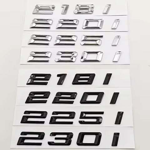 3D ABS Car Styling Logo 230i 220i 218i 225i Badge Sticker Rear Trunk Emblem For BMW 2 Series 230i 22