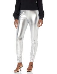 KENDALL + KYLIE Women's Phone Pocket Metallic Leggings