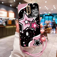 Casing HP For Xiaomi Redmi 8 8A Pro Case Star and Smile Pattern Casing HP Casing Layered Strap Casin