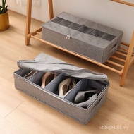 Cotton-Free Linen Shoe Box Anti-dust Odor Detachable Shoe Material Transparent Tidy-up Large Capacit