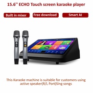 15.6'' ECHO Touch Screen Player,Built in mixer,2TB HDD 40K Chinese,English,Songs,300K Multi-Language songs on cloud,Download,Android KTV Dual system,Score,Record,