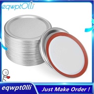 ^eQQ^24 PCS Jar Lids, Regular Mouth Canning Lids Reusable Split-Type Leak Proof Canning Lids with Si