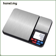 HONE Food Scale Electronic Scale, 5kg/0.1g-500g/0.01g Portable Digital Kitchen Scale, Precise Gradua