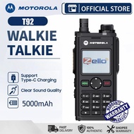 ZELLO Motorola Walkie Talkie 5000KM T92 GPS Network Radio Long Range Internet Intercom IP54 Waterpr