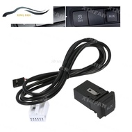 XF Car AUX Switch Interface Adapter In Socket With Cable Harness For VW RCD510 RCD310 RNS315 for Jetta 5 MK5 Golf 6 MK6