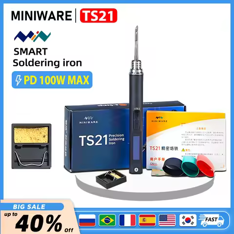 Miniware Original TS21 Electric Soldering Iron Adjustable Temperature USB Portable Precision Digital