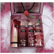 victoria secret pure seduction set Hantaran 4 in1 Minyak wangi untuk perempuan