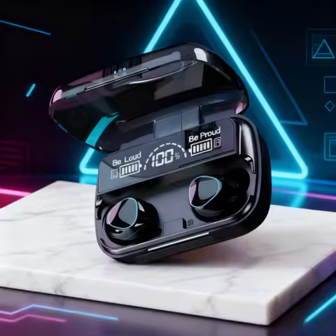 Bluetooth headset M10 hands-free LED Dispay headset Bluetooth HiFi stereo music wireless earplug wat