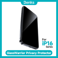 Benks ที่ป้องกันความเป็นส่วนตัวกระจกคิงคองสำหรับ iPhone 16 Pro 16 Pro Max กันน้ำป้องกันการเปื้อนฟิล์